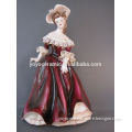 Fashion lady ceramic decorations for evening dresses